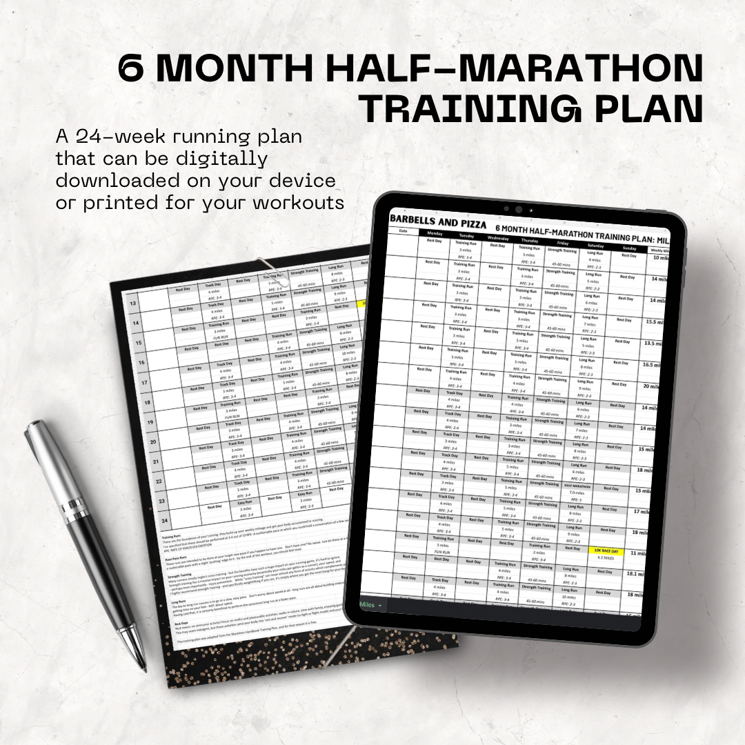 6 Month Half-Marathon Running Plan