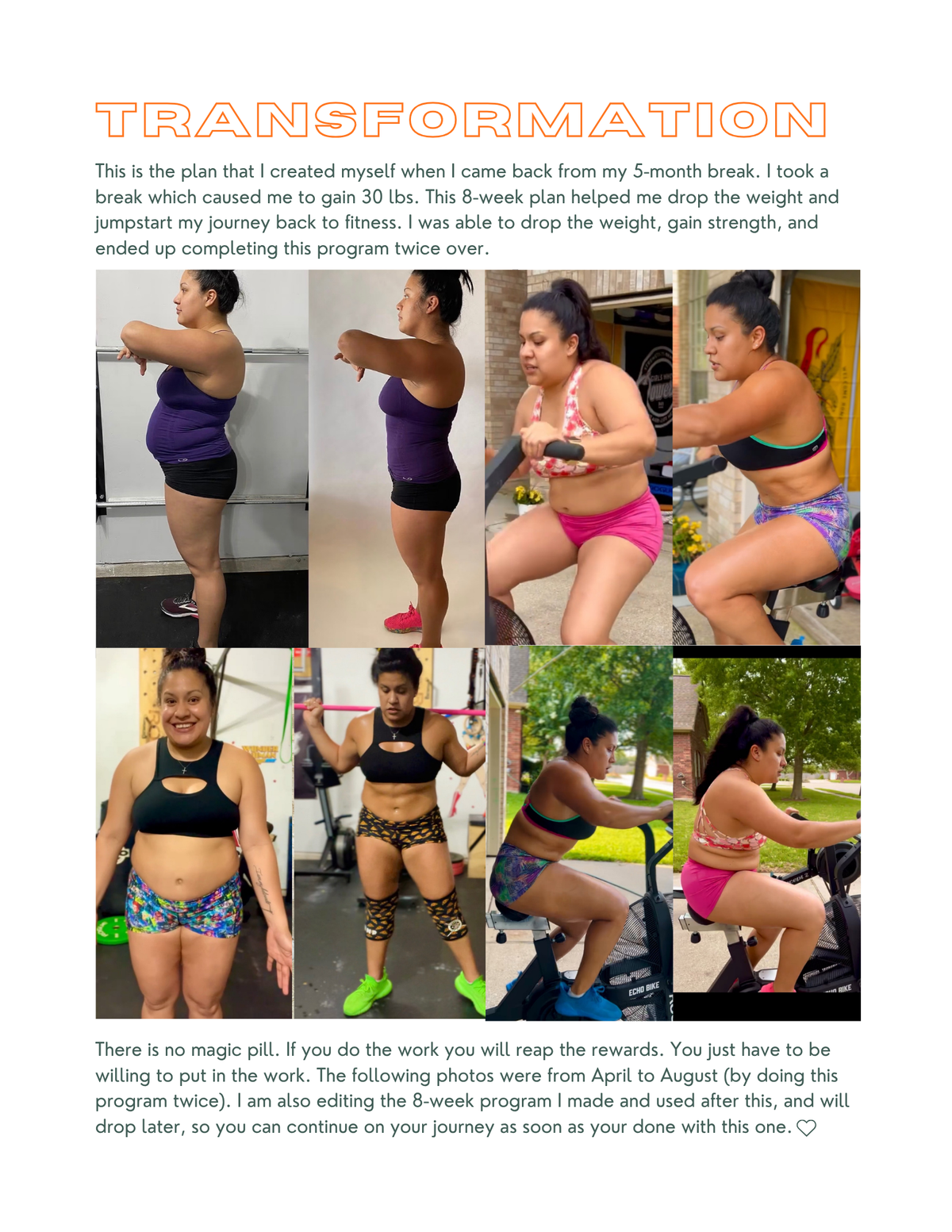 Inception 8-Week Training Program