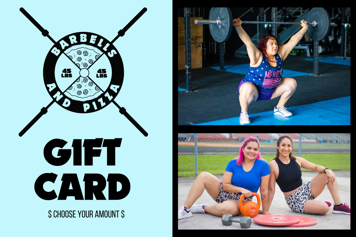 Barbells and Pizza Gift Card